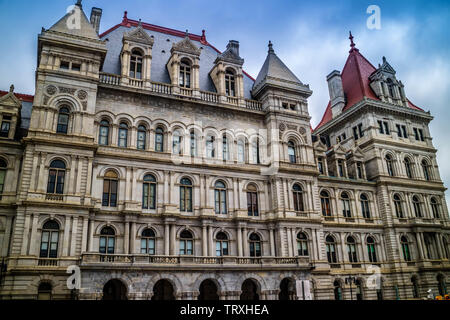 Albany, NY, USA - 28. Juli 2018: Die New York House State Capitol Stockfoto