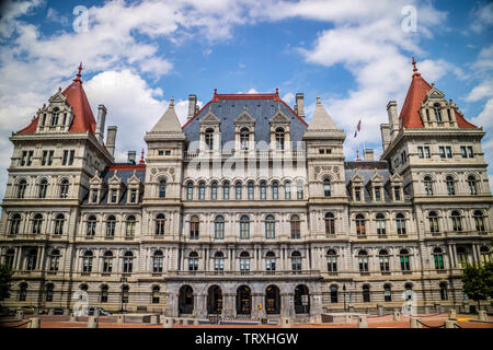 Albany, NY, USA - 28. Juli 2018: Die New York House State Capitol Stockfoto