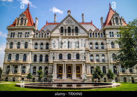 Albany, NY, USA - 28. Juli 2018: Die New York House State Capitol Stockfoto