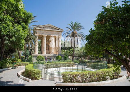 Lower Barrakka Gardens, Malta Stockfoto