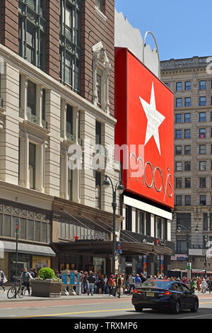 Macy's Herald Square (ursprünglich genannt R. H. Macy und Company Store), Flaggschiff der Macy's Department Store Kette Stockfoto