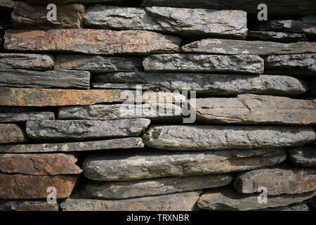 Szenen aus Easdale Island, Schottland, am 9. Juni 2019. Stockfoto