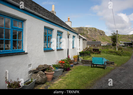 Szenen aus Easdale Island, Schottland, am 9. Juni 2019. Stockfoto