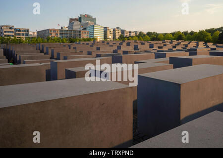 Denkmal für die ermordeten Juden Europas in Berlin, Deutschland Stockfoto