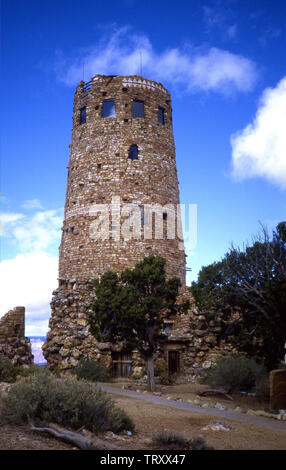 Desert View Watchtower Grand Canyon Arizona USA Stockfoto