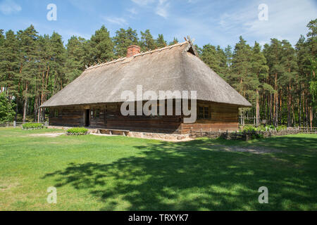 Das ethnografische Freilichtmuseum Lettlands Stockfoto