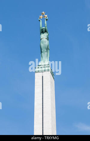 Das Freiheitsdenkmal, Riga, Lettland Stockfoto