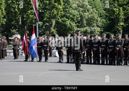 Minister für Auswärtige und Europäische Angelegenheiten von Kroatien, Marija Pejčinović Burić in Riga, Lettland Stockfoto