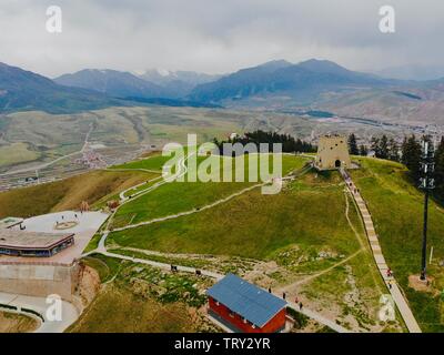 Qinghai, China, 14., Juni, 2018. Die Luft der Qilian Berge. Die in Qilian County, Qionghai, China. Stockfoto