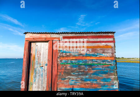 Porto Palafítico da carrasqueira, der Halbinsel Troia, Alentejo, Portugal, Europa Stockfoto