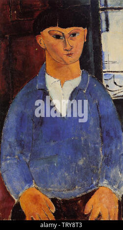 Amedeo Modigliani - Porträt Moise Kisling 1916 Stockfoto