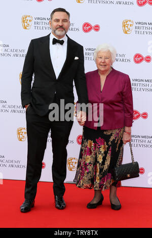 Die Jungfrau TV British Academy Television Awards 2019 in der Royal Festival Hall - Ankunft mit: David Walliams, Kathleen Williams Wo: London, Großbritannien Wann: 12. Mai 2019 Credit: Mario Mitsis/WENN.com gehalten Stockfoto