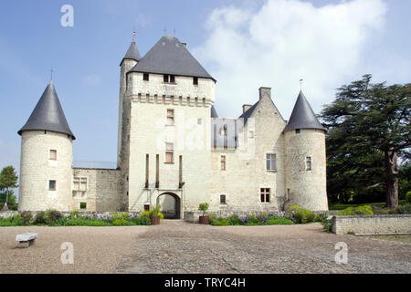 Chateau de Rivau Stockfoto