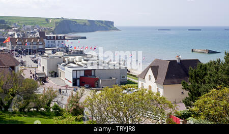 Aromanches-les-Bains Normandie, Frankreich Stockfoto