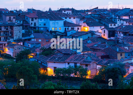 Hervas Dorf, Ambroztal, Cáceres, Extremadura, Spanien, Europa Stockfoto