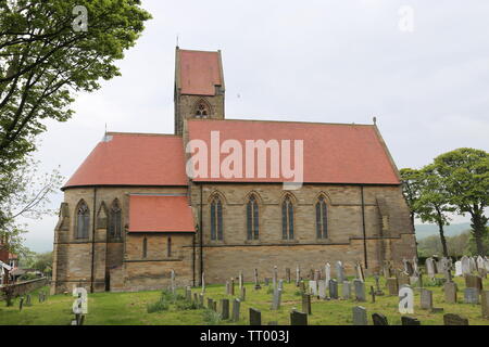 St Stephen's Church, Thorpe Lane, Robin Hood's Bay, Borough von Scarborough, North Yorkshire, England, Großbritannien, USA, UK, Europa Stockfoto