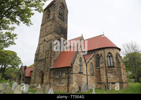 St Stephen's Church, Thorpe Lane, Robin Hood's Bay, Borough von Scarborough, North Yorkshire, England, Großbritannien, USA, UK, Europa Stockfoto