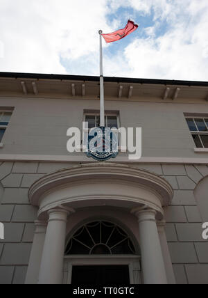 Das alte Haus der Keys, Castletown, Isle of man, Britische Inseln Stockfoto