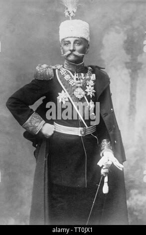 König Peter 1 VON SERBIEN (1844-1921) Stockfoto