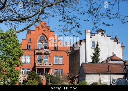 Historische Stadt Bensheim in Hessen Deutschland Stockfoto