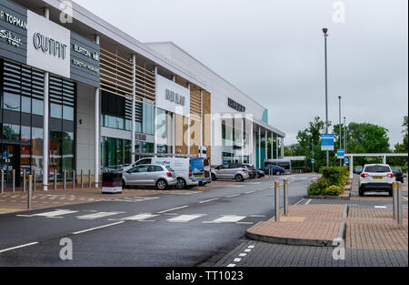 Ein Blick auf das Gateway Einkaufszentrum, die in Banbury, Oxfordshire, England, Großbritannien Stockfoto