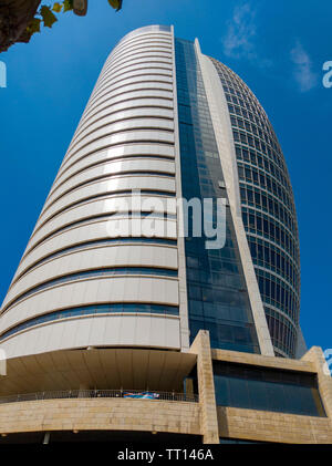 Der Sail Tower in Haifa, Israel Stockfoto