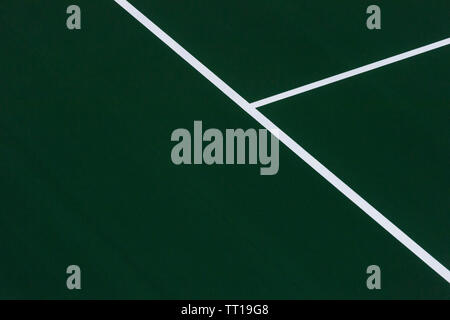 Grüne Tennisplatz Oberfläche, sport Hintergrund Stockfoto