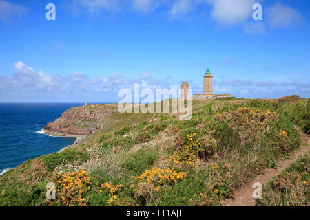 Cap Fréhel, Erquy, Côtes d'Armor, Bretagne, Bretagne, Frankreich, Europa. Foto V.D. Stockfoto