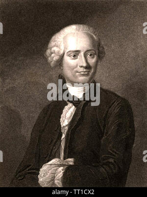 JEAN Le Rond d'Alembert (1717-1783) Französischer Mathematiker und Physiker Stockfoto