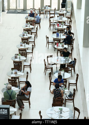 Coffee shop National Museum Singapur. Stockfoto