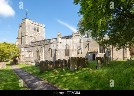 Kirche des Heiligen Kreuzes, Ramsbury, Wiltshire, England, Großbritannien Stockfoto