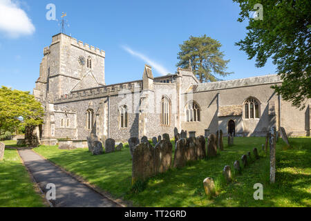 Kirche des Heiligen Kreuzes, Ramsbury, Wiltshire, England, Großbritannien Stockfoto