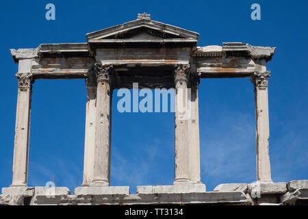 Griechenland, Athen, das Hadrianstor Stockfoto