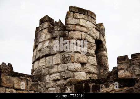 Teil einer alten Burg Stockfoto