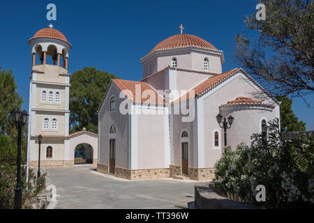 Griechenland, Saronische Inseln, Ägina, Perdika, Kirche Stockfoto