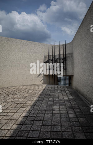 PARIS - MÉMORIAL DE MARTYRS DE LA DEPORTATION - GEDENKSTÄTTE FÜR DIE ABSCHIEBUNG - KONZENTRATIONSLAGER KARTEN UND ANZAHL DER DEPORTIERTEN OPFER IN FRANKREICH - NATIONALE SOUVENIRS - PARIS MUSEUM UND GESCHICHTE - FRANZÖSISCHEN DEPORTIERTEN WÄHREND DES ZWEITEN WELTKRIEGES © Frédéric BEAUMONT Stockfoto