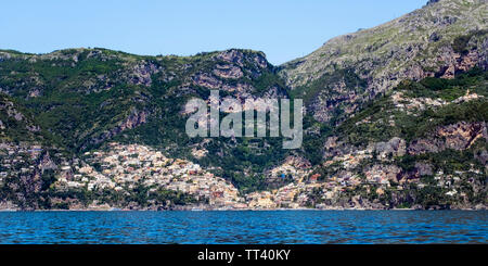 Die Stadt Positano, Italien Stockfoto