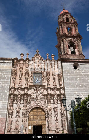 Katholische Kirche in San Miguel de Allende, Mexiko Stockfoto