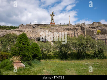 Ruinen in der archäologischen Ausgrabungen des antiken römischen Stadt Pompeji in der Nähe von Neapel in Kampanien in Süditalien Stockfoto