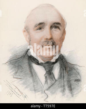 HENRY CAMPBELL - BANNERMAN (1836-1908), britischer Staatsmann und liberaler Politiker Stockfoto