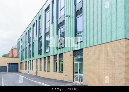 Die neu abgeschlossenen Tonyrefail Community School, Mai 2019 Stockfoto