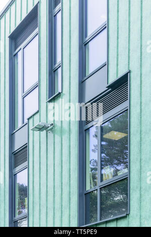 Die neu abgeschlossenen Tonyrefail Community School, Mai 2019 Stockfoto