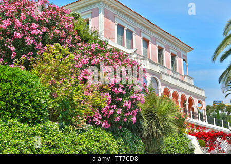 Nizza, Frankreich - 17. Juni 2014: Villa Ephrussi de Rothschild in Saint Jean Cap Ferrat Stockfoto