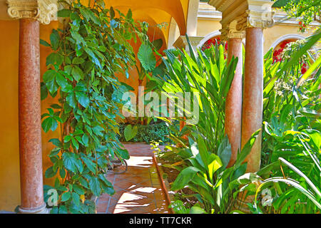 Nizza, Frankreich - 17. Juni 2014: Villa Ephrussi de Rothschild in Saint Jean Cap Ferrat Stockfoto