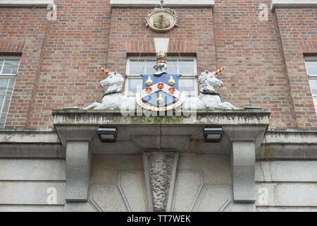 Äußere der Worshipful Company von Wachs Chandlers, Gresham Street. London, EC2, UK Stockfoto