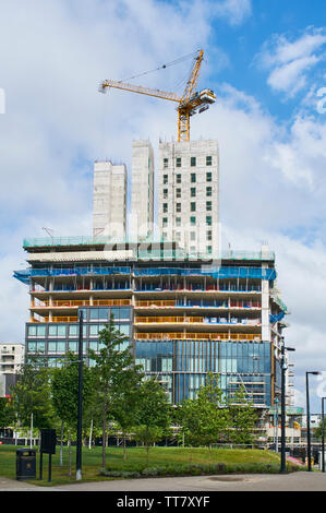 Neue Gebäude Entwicklung in East Village, Stratford, London, UK Stockfoto