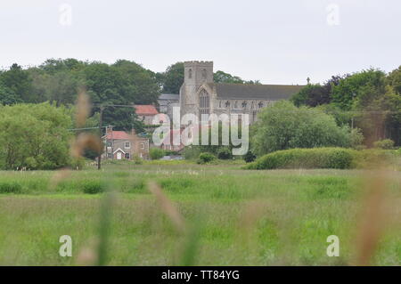 St Margaret's Church, cley-next-the-Sea, Norfolk, England, Großbritannien Stockfoto