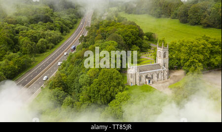 Lecropt Kirk Pfarrkirche von Schottland. Stockfoto