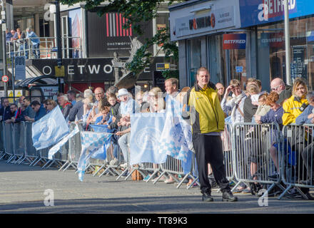 Manchester City Homecoming 2019 Stockfoto