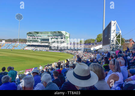 Lancashire einen Tag Spiel gegen Headingly Yorkshire 2019. Stockfoto